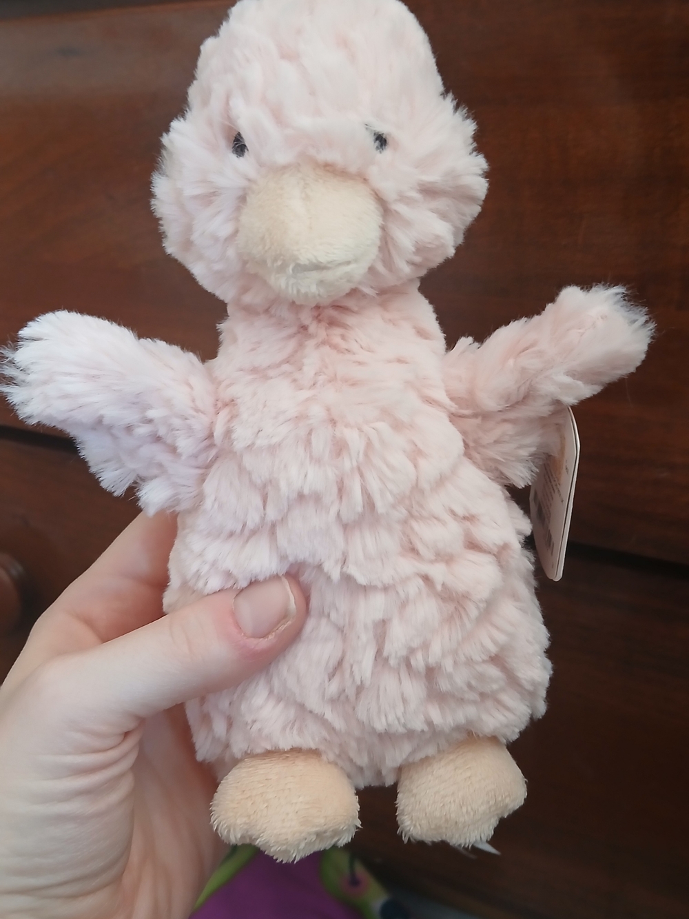 Mary Meyer Blush Pink Plush Duck